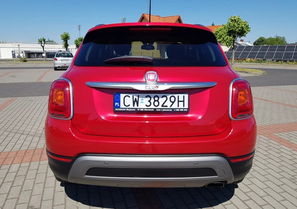 Fiat 500X cena 49900 przebieg: 128400, rok produkcji 2015 z Włocławek małe 232